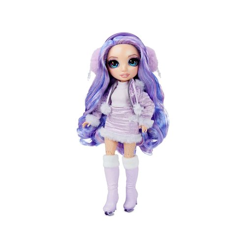 Rainbow High Winter Break Violet Willow - Purple Fashion Doll with 2 Outfits, Snow Gear and Display Stand - Gift and Collectable for Kids Ages 6+, Multicolor, 3.2 x 14 x 12 inches