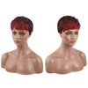 FCHW-wig Short Pixie Cut Hair Wig Short Black Hairstyles Synthetic Wigs For Women Short Ombre Hair Wigs For Black Wome African American Women Wigs (99450)