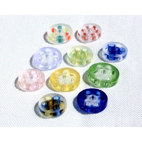 25 Pack Aura Honeycomb Frosted Glass Screens 7-9mm Diameter - Made in USA