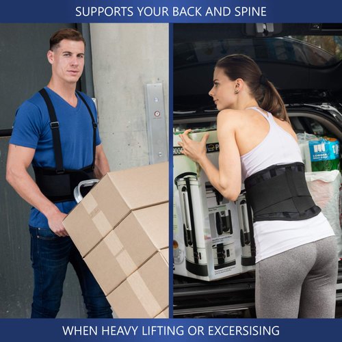 NYOrtho Back Brace For Women & Men - Instantly Relieves Back Pain - Back Support Brace - Back Support Belt For Surgeries - Maximum Posture & Spine Support - Adjustable & Breathable - Small 26-30 in