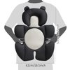 G Ganen Baby Comfort Support Cushion Stroller and Seat Comfort Cushion Insert Liner (Black Bear)