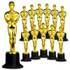 GiftExpress 12-Pack 6" Gold Award Trophy, Award Statues, Oscar Statues Trophies for Award Ceremony, Appreciation Gift
