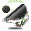 Ergonomic Mouse Pad with Wrist Support, Cute Mouse Pads with Non-Slip PU Base for Home Office Working Studying Easy Typing & Pain Relief Beautiful Floral