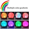 V.C.Formark USB Himalayan Salt Lamp with 8 Colors Changing,Lovely Round Crystal Salt Rock Lamp for Living Room,Home Deco,Office,Yoga,Holiday Gift - Hand Carved,Genuine Wood Base