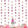 Pink Movie Night Decorations Movie Night Streamers Movie Theme Hanging Decorations Pink Girl Movie Night Birthday Party Supplies Popcorn Camera Movie Theater Decorations for Birthday Bridal Shower