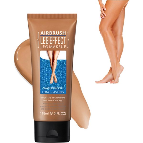 Leg Makeup Waterproof No Transfer, Leg Vein Cover up Makeup for Varicose Veins Waterproof Black Skin, Leg and Body Scar Cover up Makeup for Tattoo Cover Up, Long Last Body Foundation (#3 Bronze)