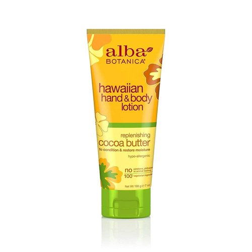 Alba Botanica Hawaiian Hand & Body Lotion Replenishing Cocoa Butter 7 Oz Pa...