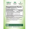 Echinacea Goldenseal Capsules | 1400mg | 100 Count | Vegetarian, Non-GMO & Gluten Free Supplement | Herbal Support Complex | by Nature's Truth