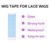 piaou Lace Front Wig Tape Double Sided Wig Tape for Lace Wigs 36pcs Strong Hold Adhesive Tape Waterproof Lace Tape for Wigs Toupee Hairpiece and Hair Extensions (Straight)