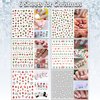 TailaiMei 18 Sheets Holiday Nail Stickers, Halloween Christmas Thanksgiving Day Seasonal Nail Art Decals for Fall and Winter DIY Nail Decorations