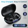 TREBLAB X4 Wireless Earbuds with Earhooks – 253H Battery, ENC Mic, Bluetooth 5.4, USB-C Charging Case, IPX5 Waterproof, Noise Isolating, for Running, Calls, Workouts – Bluetooth Over Ear Earbuds