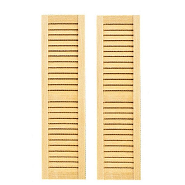 Dollhouse Miniature Small Louvered Shutter