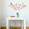 72 Pieces 3D Butterfly Wall Decals Sticker Wall Decal Decor Art Decorations Sticker Set 3 Sizes for Room Home Nursery Classroom Offices Kids Girl Boy Bedroom Bathroom Living Room Decor (Rose Gold)