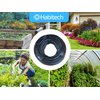 Habitech 1/4" Irrigation Dripline Tubing (100 Ft Roll) - 6" Emitter Spacing - 1/4" Drip Irrigation Fittings Included