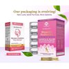 Nutricelebrity Probiotics for Women 10 Billion CFU 6 Strains, Organic Prebiotics for Digestive,Vaginal&Immune Health,PH Balance & Feminine Health,Period Pain, BV Relief, Cranberry Extract+ 3 Pack