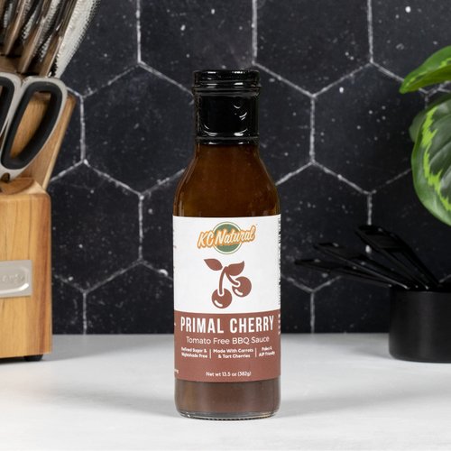 KC Natural - Primal Cherry Barbecue Sauce - Nightshade Free - Paleo And AIP Friendly - 14 oz