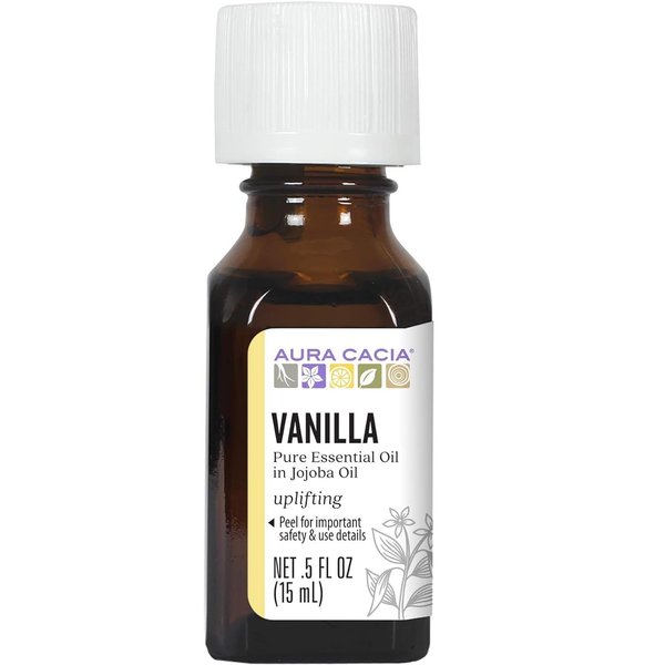 Aura Cacia Essential Oil, Uplifting Vanilla, 0.5 fluid ounce