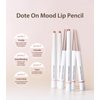 Heart Percent Dote On Mood Lip Pencil, Long-Lasting Creamy Lip Crayon Smooth Color Liner Retractable Lipstick Pencil 0.8g, 06. Rose Beige