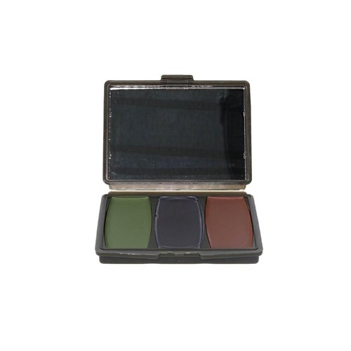 Hunters Specialties Camo-Compac 5 Color Makeup Kit - Pocket Size Long-Lasting Easy-to-Use Concealment Makeup for Hunting, 5 Color Military Woodland Makeup KIT
