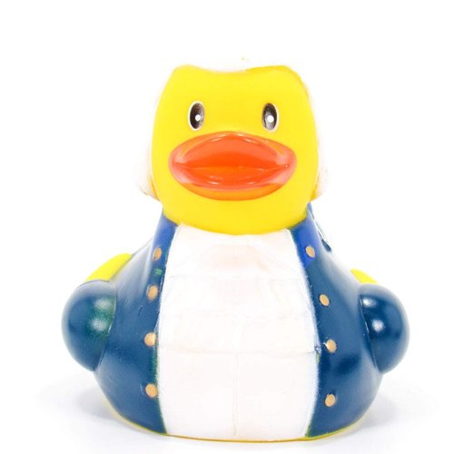 Yarto Famous & Historical Rubber Duck Bath Toys | Educational | Child Safe | Tested for Ages 0+ | Collectable | Party Favors | Cake Toppers (George Washington)