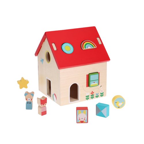 Petit Collage Shape Sorter Wooden Play Set