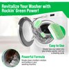 Rockin' Green Washing Machine Cleaning Tablets (8 Pieces) - Deodorazing Washer Machine Cleaner Tablets for a 4 Month Supply - Easy to Use Washer Cleaner to Remove Residue for All