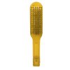 Double Sided Brush, Clamp Hair Brushes Clamp Hair Straightening Comb Straightener Anti Static Styling Comb Hairdressing Tool V Shape Hair Splint Combs Women Men Brushes for Home Barber Shop(Yellow)