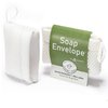 Soap Envelope 100% Recycled & Made in North America - Soap Saver Pouch for bar soap, Loofah Bath Scrubber for Bar Soap + Gentle Exfoliator, mesh soap Bag (2-Pack)