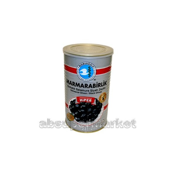 Marmarabirlik Hiper Black Olives 800g (Salamura Siyah Zeytin)