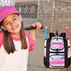 MATEIN Softball Bag, Lightweight Baseball Bat Backpack with Shoe Compartment, Baseball Bag with Fence Hook for TBall Bat & Equipment, Softball Gift Catchers Bags for Women Fit Batting Glove, Helmet