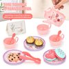 Flormoon Little Girl Tea Set, 22PCS Kids Play Tea Set, Pretend Kitchen Toy, Learning Pretend Play Toy for Children Tea Party and Fun