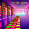 Haull 236 x 39 Inch Neon Light up Dance Floor Glow in The Dark Blacklight Rug Neon Party Decorations UV Reactive Fluorescent Runner for Christmas Birthday Wedding Party Favors(Rectangles)