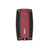 Xikar Turismo Double Jet Flame Cigar Lighter, Attractive Gift Box, Pocket-Friendly, Protective Flip-Lid, Over-Sized Fuel Tank, Matte Red