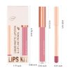 BINGBRUSH Colors Liquid Matte Lipstick and Lipliner Pack Set, Lip Tint Long Lasting 24 Hour Waterproof Velvet Nonstick Cup Lipgloss Lip Stain Pigmented Lip Makeup Gift Sets (1Pc 05#)