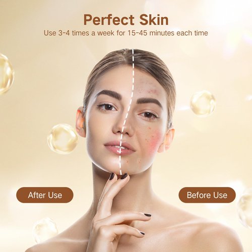 SUXIO Red Light Therapy lamp - 165 LED Red Light Therapy Panel for Face & Body, Portable Deep 660nm - 850nm Near Infrared Light Therapy Device with Eye-Patch, White