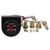 Actron Bosch SP0F000053 Style Line 2" Mechanical Water/Oil Temperature Gauge (Black Dial Face, Black Bezel)