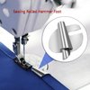 8Pcs Sewing Rolled Hemmer Foot, 3mm-10mm 8 Sizes Wide Rolled Hem Pressure Foot, Sewing Machine Presser Foot Hemmer Foot, Universal Presser Foot for Sewing Machine
