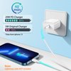 USB C Charger Block, TypeC Charging Blocks 5Pack, 20W PD Quick Fast Charger Box Brick Cube Compatible with iPhone 16/15/14 Pro Max/14 Plus/13 Pro/12 Pro/AirPods/iPad/Galaxy,Pixel 4/3