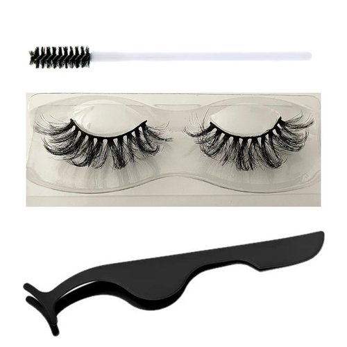 Generic Full and Fluffy Faux Lashes | Instant Beauty Enhancement | Style: Bad, Black
