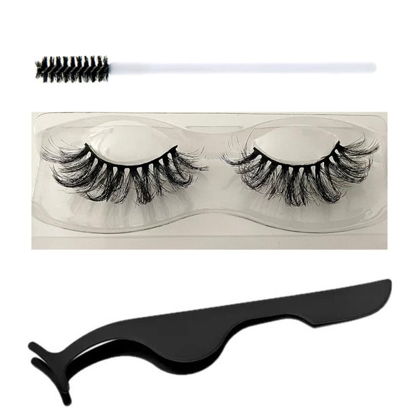 Generic Full and Fluffy Faux Lashes | Instant Beauty Enhancement | Style: Bad, Black