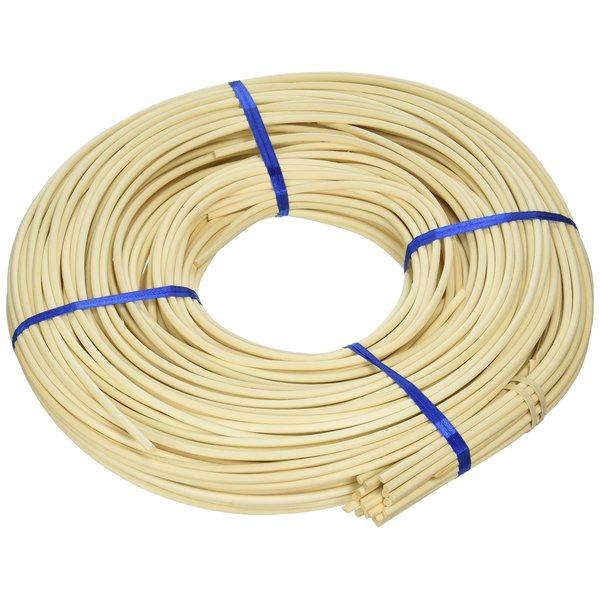 Commonwealth Basket Round Reed #6 4-1/4, 4-1/2mm 1-Pound Coil, Approximately, 160-Feet
