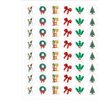 Christmas Envelope Seals - 1.2" Christmas Stickers - 144 Fun Holiday Stickers - USA Made (Assortment #2)