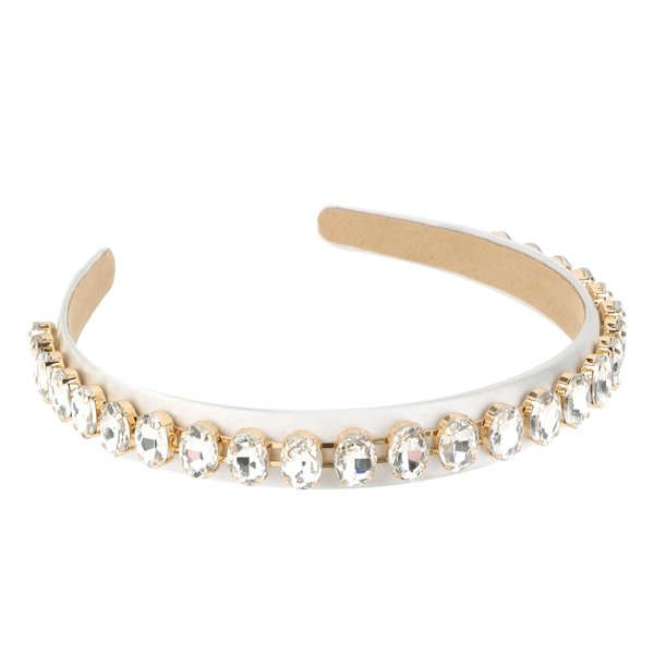 ACO-UINT Rhinestone Headband for Women, Crystal Head Band for Women's Hair Non-slip White Fashion Headband for Girls, Sparkly Jeweled Headband diademas para mujer de moda Hair Accessories for Women