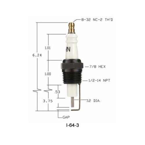 I-64-3 Auburn Igniter (Spark Plug)
