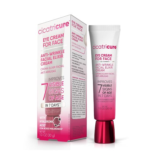 Cicatricure Eye Cream for Face: 7-in-7 Anti-Wrinkle, Peptides & Vitamins Reduce 7 Aging Signs in 7 Days, Hydrating, Oil-Free, 1oz