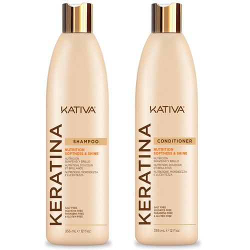 Keratin Shampoo and Coditioner Pack set of 2 (12oz + 12oz)