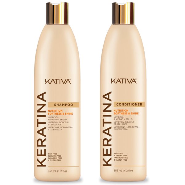 Keratin Shampoo and Coditioner Pack set of 2 (12oz + 12oz)