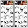 Tattoos 2 Sheets The Sun Star Crescent Moon Temporary Tattoos Body Art Stickers Fake Waterproof Removable Stickers Party for Teens Men Women
