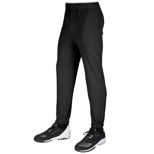 Champro Value Youth Pull-Up Baseball Pant, Youth Medium, Black