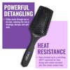 Ergo Mini Ionic Polishing Paddle Brush - Small Detangling Hair Brush for Wet & Dry Use - Professional Hair Care Styling Tool (ER500)
